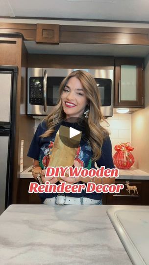 7K views · 199 reactions | DIY Wooden Reindeer Decor | Who knew scrap wood could become this cute? 🦌✨ I turned some old blocks into adorable DIY Wooden Reindeer decor for Christmas! Loving how they add a... | By Amanda Gilmore | Facebook 2x4 Rudolph, Wooden Rudolph Reindeer, Diy Christmas Reindeer Decoration, Wooden Reindeer Diy Wood Crafts, Wooden Reindeer Diy, Wood Reindeer Diy, Diy Wood Reindeer, Diy Wooden Reindeer, Diy Reindeer Decorations