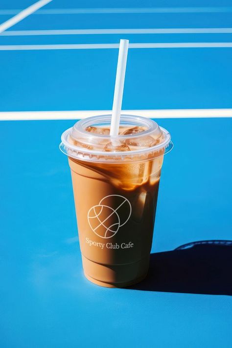 Iced-coffee cup mockup, editable design | premium image by rawpixel.com / Benjamas Ice Coffee Plastic Cup, Ice Coffee Cups Design, Ice Cup Design, Iced Coffee Plastic Cup Design, Coffee Cup Design Ideas Creative, Design Cup Drink, Cold Coffee Cup Design, Ice Coffee Design, Cold Drink Photography