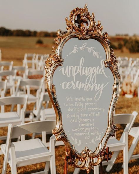 Indoor Venue Wedding, Rust Orange Wedding, Jordan Wedding, Unplugged Wedding Sign, Unplugged Ceremony, Winter Wedding Favors, No Phone, Wedding Ceremony Signs, Rustic Wedding Chic