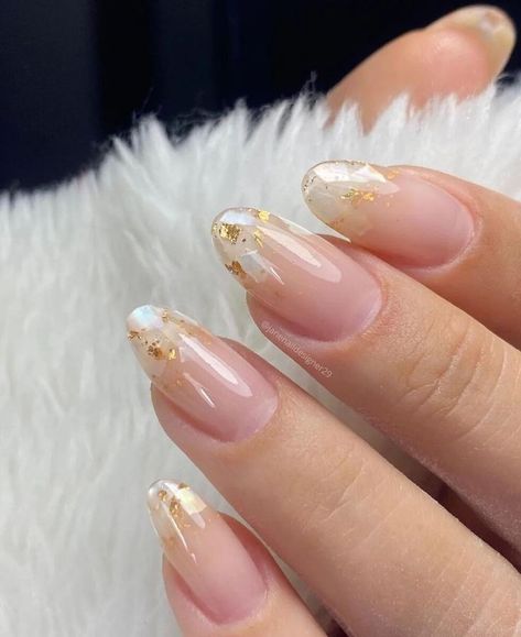 Kutek Disney, Unghie Sfumate, Nails With Gold, Nails Yellow, Smink Inspiration, Soft Nails, Bride Nails, Nature Tattoos, Bridal Nails