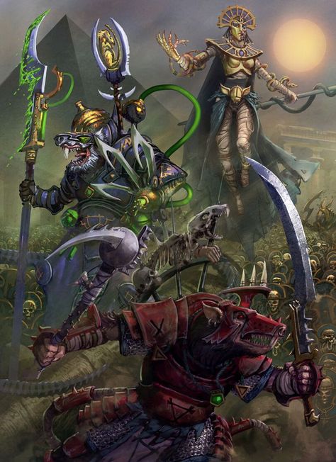 Ikit Claw, Queek Headtaker, Tomb Kings Warhammer, Warhammer Tomb Kings, Warhammer Skaven, Tomb Kings, Warhammer Aos, Warhammer Art, Warhammer 40k Artwork