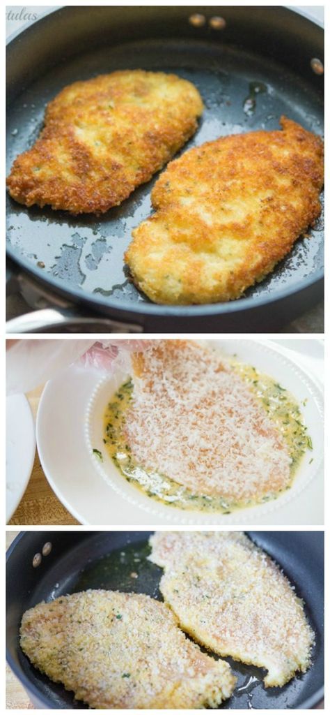 Recipes Bread, Parmesan Recipes, Parmesan Crusted Chicken, Parmesan Crusted, Crusted Chicken, Panko Bread Crumbs, Chicken Cutlets, Breaded Chicken, Eat Smarter