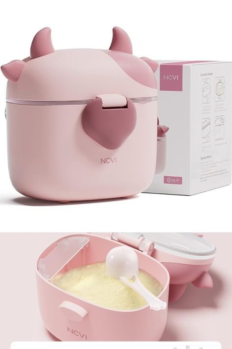 NCVI Baby Formula Dispenser with Scoop and Leveller Portable Storage Formula Containers for Travel, Non-Spill Smart Baby Milk Powder Formula Dispenser for Fruits, Snacks and Nuts (Pink) Baby Formula Counter Storage, Formula Milk Storage, Picnic With Baby, Travel Formula Container, Baby Formula Containers, Formula Baby, Formula Containers, Baby Milk Bottle, Formula Dispenser