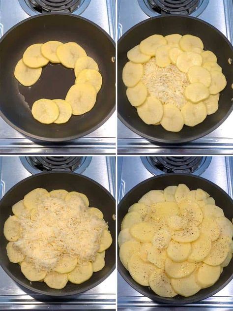 Building the Pommes Anna Potatoes Anna Recipe, Potatoes Anna, Pommes Anna, Fall Recipes Healthy, Potato Recipes Side Dishes, Recipes Side Dishes, Potato Side Dishes, French Cooking, Goulash