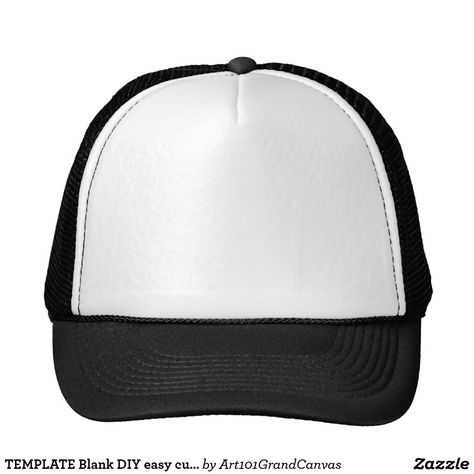 TEMPLATE Blank DIY easy customize add TEXT PHOTO Trucker Hat Choice Template, Ponytail Baseball Cap, Yellow Leaf, Text Photo, Baseball Trucker Hat, Diy Trends, Fun Texts, Text Image, Diy Easy