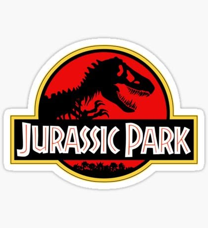 Trex Logo, Jurassic Park Party, Jurassic Park Logo, Jurrasic Park, Stickers Cool, Tumblr Stickers, Jurassic Park World, Dinosaur Birthday, Cool Stickers