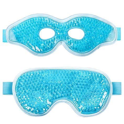 Amazon.com : Gel Eye Mask, Cold Compress Gel Beads Eye Mask, Reusable Cooling Ice Mask for for Puffy Eyes, Dark Circles, Headaches, Migraine, Stress Relief : Beauty & Personal Care Eye Lid Surgery, Ice Mask, Cold Eye Mask, Fridge Odor, Eyes Dark Circles, Eye Firming, Ice Gel, Eye Hole, Eye Puffiness