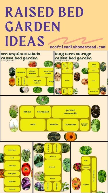 Check out our plans for raised bed gardening! From vegetables to flowers and herbs, we have tons of ideas for your backyard garden here. Raised Bed Garden Layout, Planting Layout, Raised Bed Garden Ideas, Bed Garden Ideas, Backyard Raised Garden, Garden Bed Layout, Garden Companion Planting, Raised Vegetable Gardens, Backyard Garden Layout