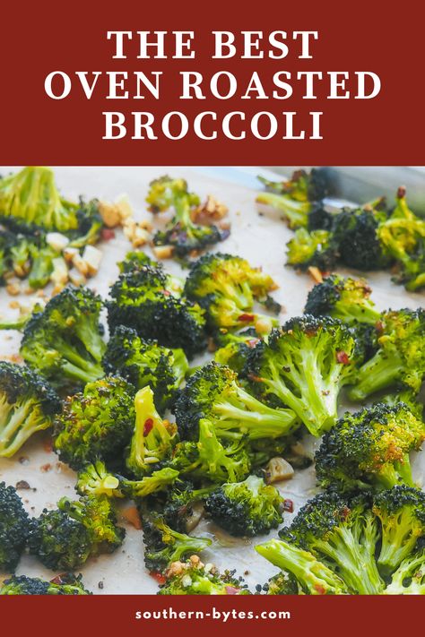 Oven Roasted Broccoli with Garlic and Olive Oil is a fresh, quick, and flavorful way to add vegetables to your weeknight dinners. This broccoli is bright, crunchy, and packed with flavor. Cooking Fresh Broccoli, Oven Roasted Broccoli, Broccoli With Garlic, Garlic Smashed Potatoes, Paleo Vegetables, Garlic Roasted Broccoli, Garlic Broccoli, Garlic And Olive Oil, Potatoes Roasted