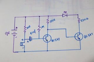 Clapping Switch With BC547 Transistor : 14 Steps - Instructables Electronics Basics, Electronics Projects Diy, Circuit Projects, Teacher Notes, Circuit Diagram, Electronics Circuit, Design Student, Electronics Projects, Design Challenges