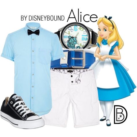 Alice Disneybound Men, Disney Bounding Ideas, Alice In Wonderland Outfit, Disneybound Ideas, Disney Dapper Day, Alice Costume, Outfit Disney, Disney Prince, Disney Themed Outfits