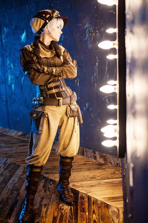 Steampunk Worldbuilding, Mechanic Fashion, Mechanic Costume, Steampunk Engineer, Steampunk Outfits Women, Mechanic Clothes, Steampunk Mechanic, Steampunk Clothes, Steampunk Witch