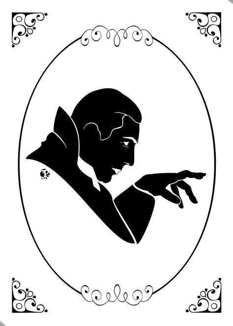 Dracula Bela Lugosi Silhouette Dracula Art, Vampire Party, Castle Silhouette, Victorian Halloween, Batman Tattoo, Halloween Wood Crafts, Dollar Store Diy Projects, Bela Lugosi, Dark Christmas