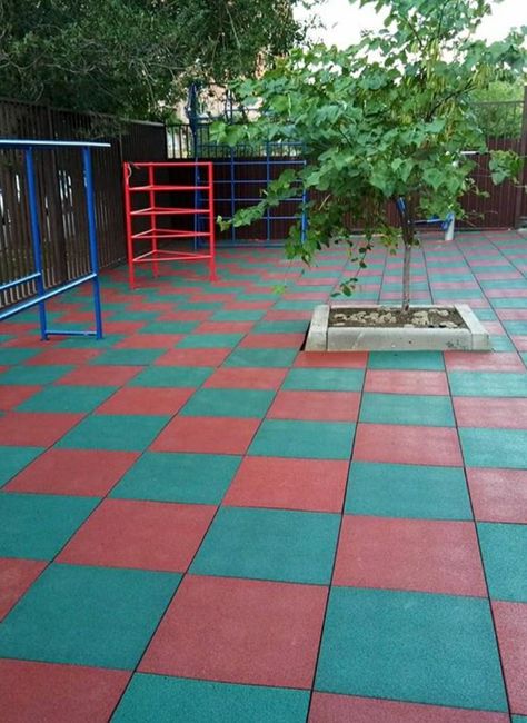 Rubber Playground, Exterior Tiles, Rubber Mats, Jogging Track, Rubber Mat, Kids Outdoor, Rubber Flooring, Business School, Outdoor Kids