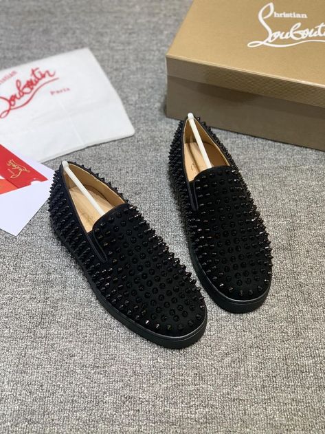 Louboutin Loafers, Christian Louboutin Loafers, Christian Louboutin Flats, Louboutin Flats, Loafers Men, High Top, Men Dress, Top Sneakers, High Top Sneakers