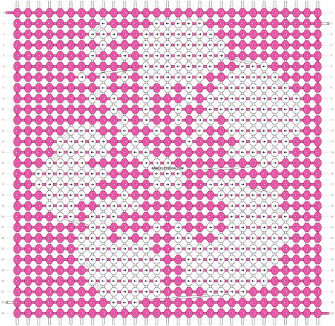 Hibiscus Flower Bracelet Pattern, Hibiscus Friendship Bracelet Pattern, Hibiscus Cross Stitch Pattern Free, Alpha Pattern Hibiscus, Flower Alpha Pattern, Crochet Alpha Pattern, Alpha Keychain Pattern Flower, Summer Hawaii, Hawaiian Flower