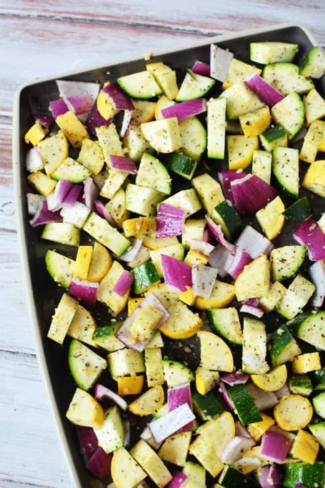 Roasted Zucchini And Yellow Squash And Onions, Oven Squash And Zucchini, How To Roast Squash In Oven, Ways To Cook Zucchini And Squash, Sheet Pan Zucchini And Squash, Cooking Squash And Zucchini, Cooking Zucchini And Squash, How To Bake Squash In The Oven, Zucchini In Oven Recipes