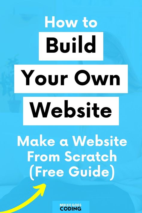 Do you want to build a website for yourself this year? Maybe a portfolio site to find a new job or to start freelancing, an online shop for your business, or start a blog to make money online? Great plan! Use this free beginner's guide to learn how you can make a website step-by-step, either from scratch or using the easy WordPress Content Management System. Good luck with your web design and web development project! #mikkegoes #webdevelopment #webdesign #website #tech #programming #webdeveloper How To Start A Website For Free, How To Build A Website For Free, How To Build A Website, How To Make A Website, Website Development Creative Ads, Web Site Design Creative, Starting A Website, Find A New Job, Web Design Jobs