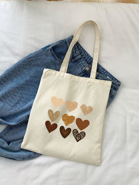 Fabric Painting On Bags, Cute Tote Bag Ideas, Tote Bag Print Design, Ecobag Design Ideas, Shopper Bag Design, Toot Bags, Designs For Tote Bags, Toat Bag, Cool Tote Bag Design