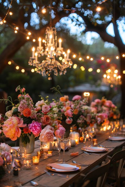 55+ Backyard Dinner Party Ideas - TastyInteriors Dinner Outdoor Party, Ground Table Dinner Parties, 60th Dinner Party Ideas, Garden Dinner Party Wedding, Summer Dinner Party Table Settings, Backyard Dinner Birthday Party, Backyard Summer Dinner Party, Garden Party Dinner Ideas, Small Dinner Party Wedding