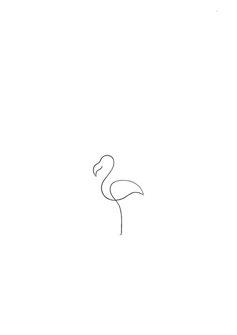 Small Line Art Drawings, Dainty Flamingo Tattoo, Seahorse Tattoo Tiny, Aesthetic Tattoo Arm, Curacao Tattoo, Simple Flamingo Tattoo, Cool Line Tattoos, Small Line Art Tattoos, Simple Line Art Tattoo