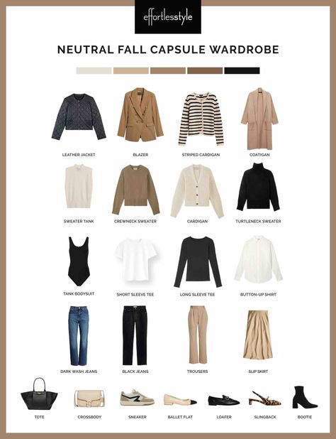 Capsule wardrobe examples