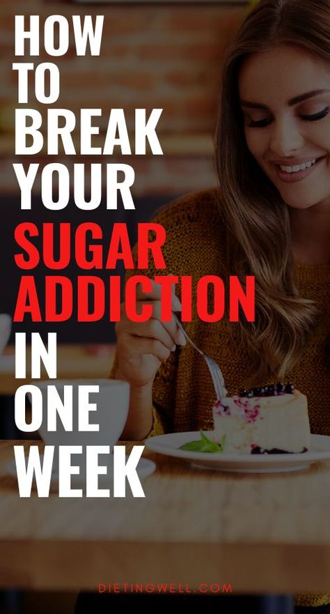 How to Break the Sugar Addiction | Try these tips on how to break sugar addiction in one week. #sugar #cleaneating Stop Sugar, Quitting Sugar, Stop Sugar Cravings, Nutritional Food, Baking Soda Benefits, Baking Soda Beauty Uses, Sugar Free Diet, Best Smoothie, Best Fat Burning Foods