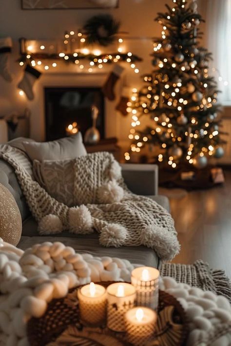 Inspiring Christmas Theme Office Decor Tips New Year Office Decoration Ideas, Fall Christmas Decor, New Year Room Decor, Monochromatic Christmas Decor, Cozy Winter Home Decor, Different Christmas Aesthetic, Christmas Decorations Living Room Cozy, Christmas Board Ideas, Cosy Christmas Aesthetic