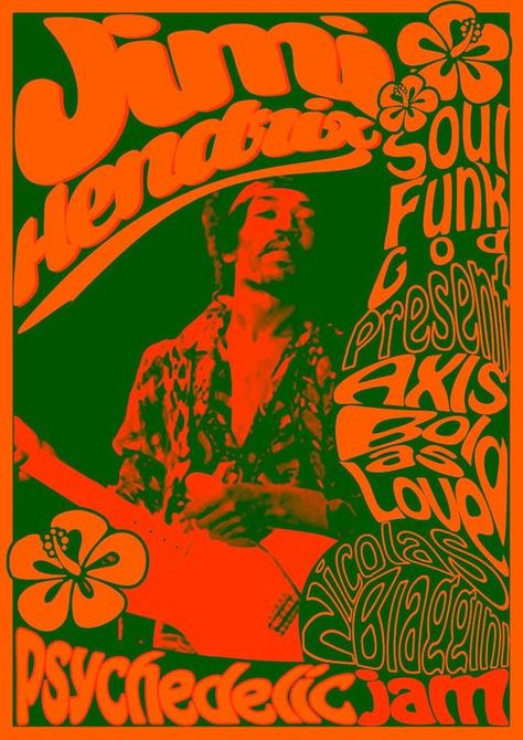 Jimi Hendrix Soul Funk God Concert poster (330) Hendrix Poster, Jimi Hendrix Poster, Hippie Posters, Vintage Concert Posters, Vintage Music Posters, Jimi Hendrix Experience, Psy Art, Music Wall Art, Concert Poster