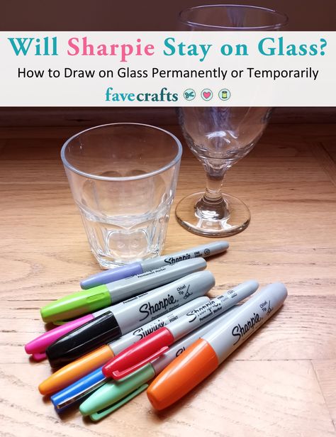 Stained Glass With Sharpies, Sharpie On Glass Diy, Sharpie Glass Painting, Draw On Glass Diy, Writing On Glass Diy, How To Paint On Glass Bottles, Sharpie Wine Glasses Diy, How To Paint On Glass With Acrylic, Drawing On Glass Ideas