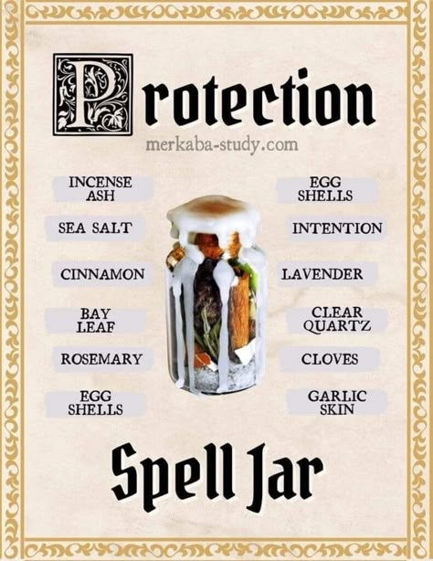 Spell Recipes, Protection Spell Jar, Arte Glitter, Wicca Recipes, Spell Bottles, Witchcraft Spells For Beginners, Witch Bottles, Jar Spells, Spells For Beginners