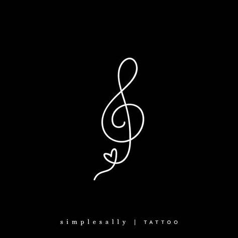 G clef tattoo design by Simple Sally | #music #musictattoo #musicnotes #simpletattoo #simplesally G Clef Tattoo Design, Musical Theater Tattoos, G Clef Tattoo, Clef Tattoo Design, Minimalist Music Tattoo, Tattoo Ideas Music, Music Related Tattoos, Music Tattoo Ideas, Clef Tattoo