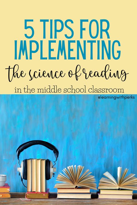 Literacy Strategies Middle School, Science Of Reading High School, Literacy Intervention Middle School, Science Of Reading Middle School, Reading Projects Middle School, Middle School Literacy Centers, Science Of Reading Fifth Grade, Middle School Literacy Night, Science Of Reading 5th Grade