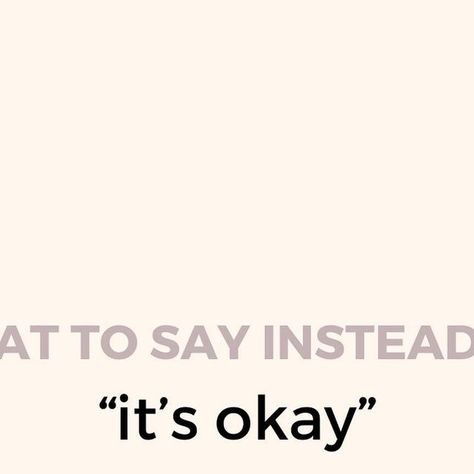 Najla Knidiri | Self-Abandonment Expert on Instagram: "It’s the WORST reply you can give! ⠀⠀⠀⠀⠀⠀⠀⠀⠀ Even though it doesn’t sound bad… ⠀⠀⠀⠀⠀⠀⠀⠀⠀ …it often means the difference between a healthy relationship and enemies for life. ⠀⠀⠀⠀⠀⠀⠀⠀⠀ A simple “It’s okay” can make history quickly repeat itself for two non-obvious reasons: ⠀⠀⠀⠀⠀⠀⠀⠀⠀ Firstly - you don’t officially ‘accept’ the apology - this can lead to bad blood between the two of you. ⠀⠀⠀⠀⠀⠀⠀⠀⠀ More importantly - you sweep the whole situation How To Reply To An Apology, An Apology, Friends For Life, A Healthy Relationship, Bad Blood, Limiting Beliefs, Healthy Relationship, Starter Pack, In Depth