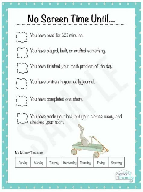 If you need help limiting screen time for your kids, this free printable is going to be amazing for you! It gives your kids a to do list so they can earn screen time. Read the article for lots of ideas and tips, as well as screen time recommendations by age. #screentime #screentimeforkids #screentimerules #boredkids #ElectronicFreeZone No Screen Time Until, No Screen Time, Uppfostra Barn, Screen Time Rules, Discipline Ideas, Kids Chores, Rules For Kids, Family Wellness, Kids Schedule