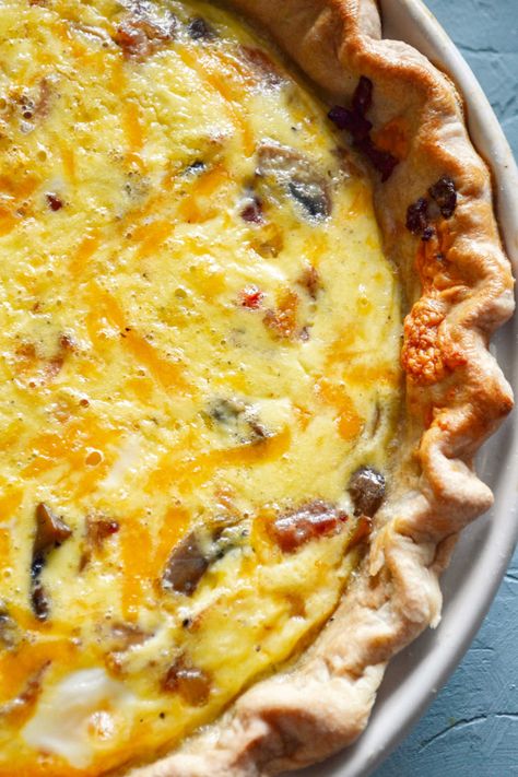 Bacon And Potato Quiche, French Quiche Lorraine, French Quiche, Potato Quiche, Breakfast Savory, Quiche Lorraine Recipe, Simply Potatoes, Store Bought Pie Crust, Quiche Recipes Easy