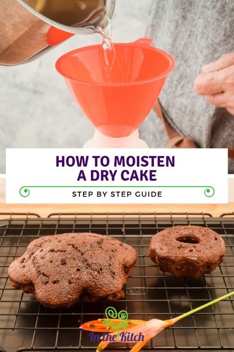 How To Make Cake More Moist, How To Moisten A Dry Cake, Cooking Knowledge, Cake Tricks, Dry Cakes, Big Birthday Cake, Deserts Cupcakes, Dried Raisins, Raisin Cake