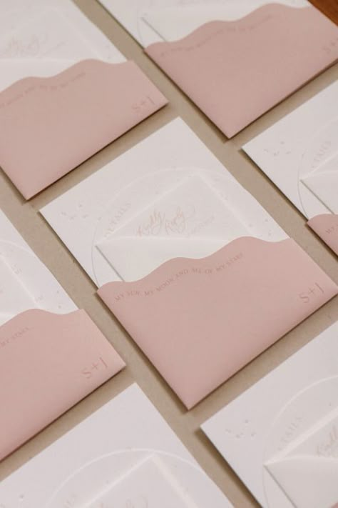 White Wedding Invites, Pink Invites, Pink Modern Wedding, Modern Wedding Invites, Product Layout, Pink And White Wedding, Wedding Invitation Trends, Enchanted Garden Wedding, Folder Cover