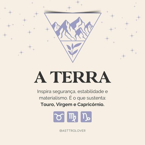 🌟 Descubra o Elemento Terra na Astrologia! 🌿 O elemento terra é uma das forças fundamentais na astrologia, presente em todos os mapas astrais, independentemente do signo solar. 🌟 Touro, Virgem e Capricórnio são os signos do zodíaco do elemento terra. 🌿 Quando buscamos planetas posicionados nestes signos em nosso mapa, estamos explorando nossa conexão com a estabilidade, praticidade e materialidade. 🌟 Se você é alguém que valoriza segurança, tem uma abordagem prática da vida e gosta de... Elemento Terra, March 8, Zen, Vision Board