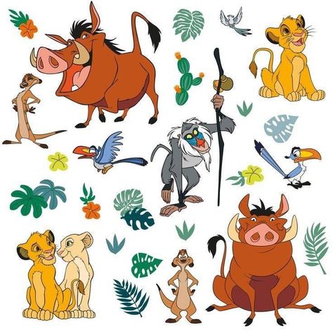 Lion King Design, Le Roi Lion Disney, Nala Lion King, Lion King Stickers, Lion King Animals, The Lion King Characters, Rugrats Cartoon, Disney Characters Christmas, Lion King Theme