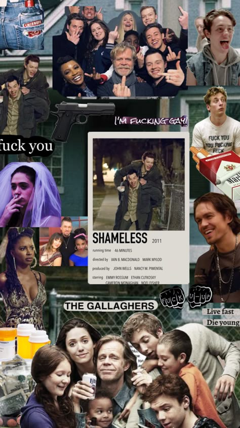 Tv Show Wallpapers Aesthetic, Shameless Us Aesthetic, Shameless Collage, Shamlessshow Wallpaper, Shamless Aesthetic, Shameless Wallpaper Aesthetic, Shameless Aesthetic Wallpaper, Shameless Wallpaper Iphone, Ian Gallagher Wallpaper