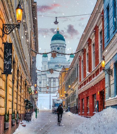 Visit Helsinki, Finland Travel, Helsinki Finland, Snow And Ice, Winter Pictures, City Aesthetic, Travel Inspo, Helsinki, Scandinavia