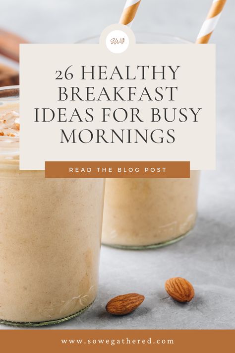 Sometimes eating breakfast can feel impossible. Here are 26 healthy breakfast ideas that are easy to fit into your busy morning! Best Prenatal Vitamins, Eating Breakfast, Busy Morning, Cooking With Olive Oil, Lentil Curry, Prenatal Vitamins, Raw Vegetables, Healthy Comfort Food, Healthy Breakfast Ideas