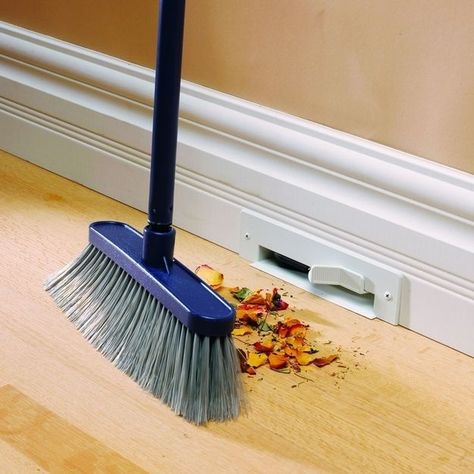 Two words: VACUUM BASEBOARDS. | 31 Insanely Clever Remodeling Ideas For Your New Home. I LOVE almost all of these!!! Kitchen Inventions, Kitchen Upgrades, Design Exterior, Design Hotel, Cabinets Kitchen, Baseboards, My New Room, Dream Kitchen, My Dream Home