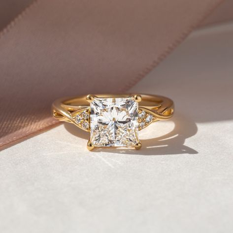 A Vintage style with a Celtic influence The FËA Vintage Celtic Style Princess cut 2.70ct Recycled 18k Gold Made to order 6-8 weeks Band sold separately Handmade in London #vintagerings #vintageengagementring #vintagestyle #vintagestylering #vintagejewellery #vintagejewelry #uniquerings #princesscutring #princesscut #engaged #engagementring Square Vintage Engagement Rings, Princess Cut Stacked Wedding Ring, Princess Cut Engagement Ring Gold, Unique Princess Cut Engagement Rings, Vintage Princess Cut Engagement Rings, Princess Engagement Rings, Gold Princess Cut Ring, Gold Princess Cut Engagement Ring, Princess Cut Engagement Rings Gold