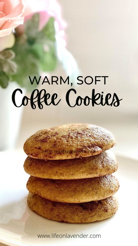 Baking season is here! Here is my grandma's warm, soft, coffee cookie recipe that has been in our family for many years. Coffee Cookies Recipe, Cookies Best, Coffee Biscuits, Bite Size Cookies, New Oven, Cinnamon Coffee, Make Coffee, Coffee Cookies, Cookie Calories