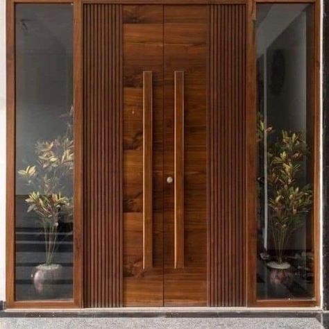 Door Designs ✨️ #door #doors #doordesigns #doordesigns #woodendoor #homedesignsdworld #fypシ゚viralシ2024fyp #explorepage #reelkrofeelkro #makeuphack #houseofthedragon #skincaregoals #koreafoodcravings #adventuretravel Plywood Door Designs, Plywood Door, House Front Door Design, Wooden Main Door, Front Gate Design, Front Gate, Front Gates, House Front Door, Front Door Design