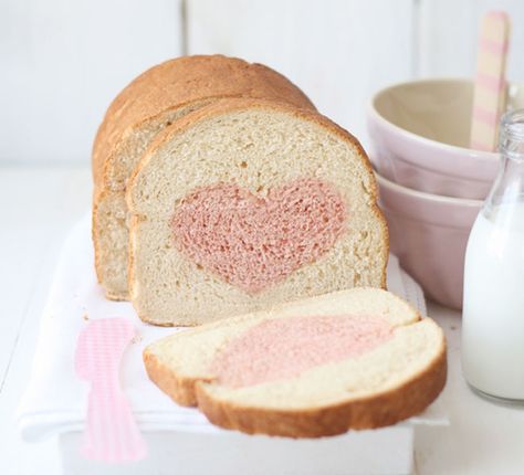 Pastel Cupcakes, A Loaf Of Bread, Valentines Day Food, Loaf Of Bread, Valentine's Day Recipes, Valentines Food, Loaf Bread, My Valentine, Bread Baking