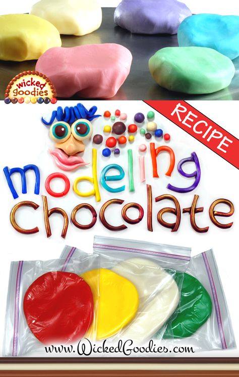 Cake Decorating Tips And Tricks, Modeling Chocolate Recipes, Decorating Tips And Tricks, Torte Creative, Fondant Recipe, Modelling Chocolate, Torte Cupcake, Modeling Chocolate, Chocolate Recipe