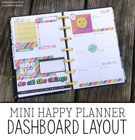 Agenda 52 Planner, Planner Horizontal Layout, Happy Planner Dashboard, Create 365 Happy Planner, Dashboard Layout, Sketchbook Design, Planner Doodles, Printable Sticker Paper, Weekly Planner Free Printable